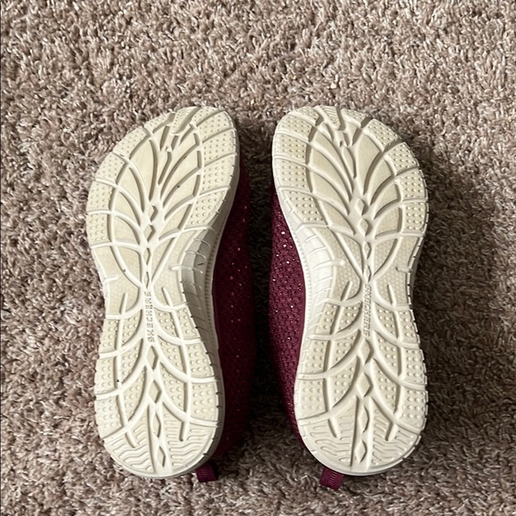 Skechers Women's Burgundy Sneakers - Picture 4 of 5